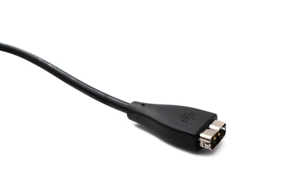 SYSTEM-S USB 2.0 cable 24 cm charging cable for Fitbit Charge HR smartwatch in black 