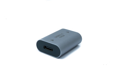 USB 3.1 Gen 2 Adapter Typ C Buchse zu Typ A Buchse Kabel in Grau | System-S