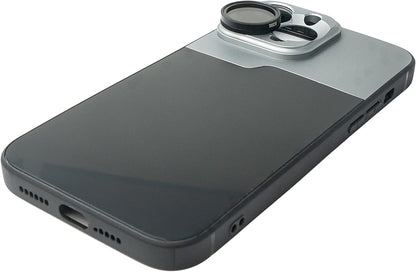 CPL Filter Circular Polarizer Linse mit Hülle Schwarz für iPhone 14 Pro Max | System-S