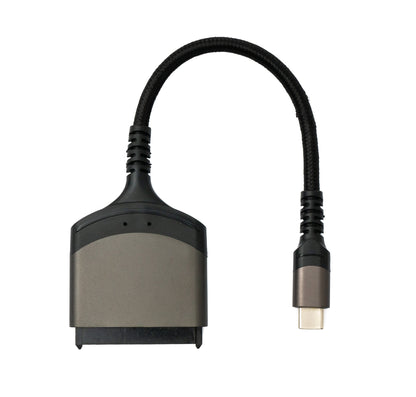SYSTEM-S SATA cable 15 cm 22-pin female to USB 3.1 Type C male adapter for hard drive