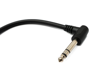 SYSTEM-S Audio Kabel 20 cm XLR 5 polig Stecker zu 6.35 mm Klinke Stecker Winkel AUX - DREIKS