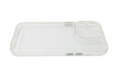 SYSTEM-S protective case shockproof made of TPU silicone in white transparent case for iPhone 14 Max
