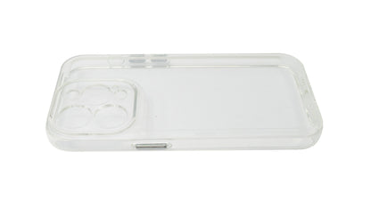 SYSTEM-S protective case shockproof made of TPU silicone in white transparent case for iPhone 14 Max