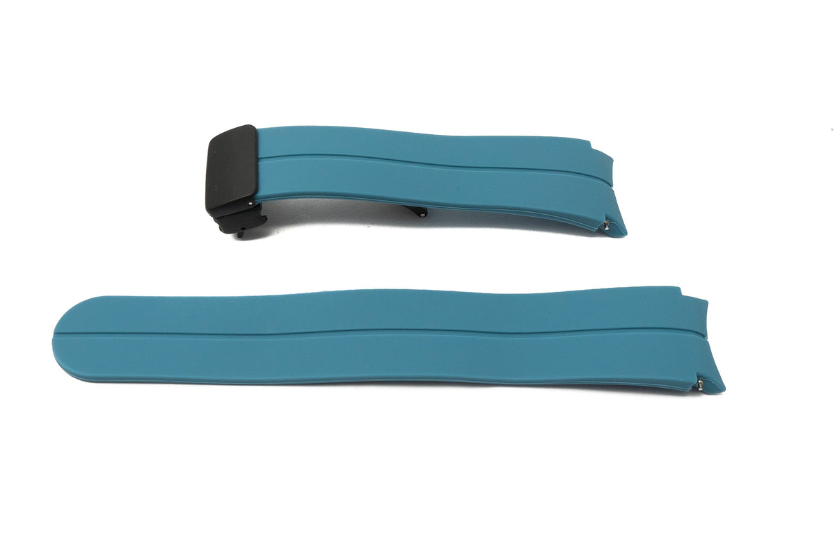 Armband 20 mm aus Silikon für Samsung Galaxy Watch 5 4 Smartwatch in Blau | System-S