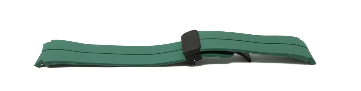 Armband 20 mm aus Silikon für Samsung Galaxy Watch 5 4 Smartwatch in Grün | System-S