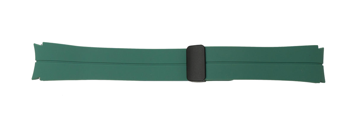 Armband 20 mm aus Silikon für Samsung Galaxy Watch 5 4 Smartwatch in Grün | System-S