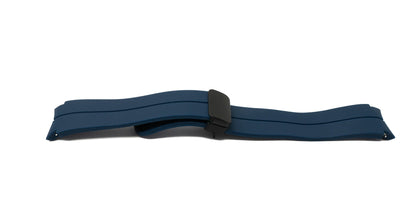 Armband 20 mm aus Silikon für Samsung Galaxy Watch 5 4 Smartwatch in Blau | System-S