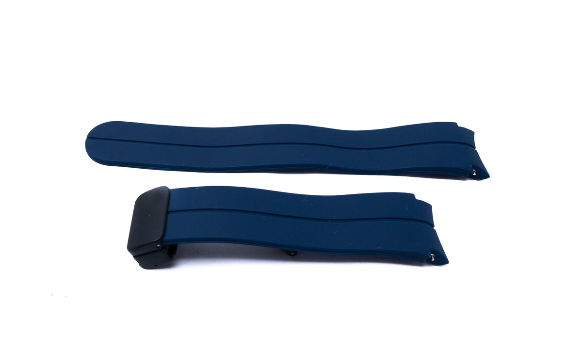 Armband 20 mm aus Silikon für Samsung Galaxy Watch 5 4 Smartwatch in Blau | System-S