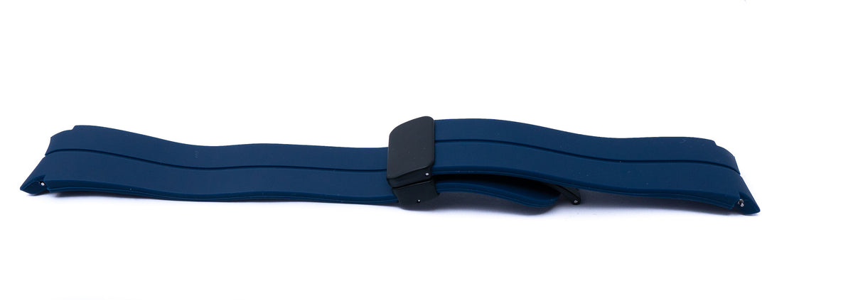Armband 20 mm aus Silikon für Samsung Galaxy Watch 5 4 Smartwatch in Blau | System-S
