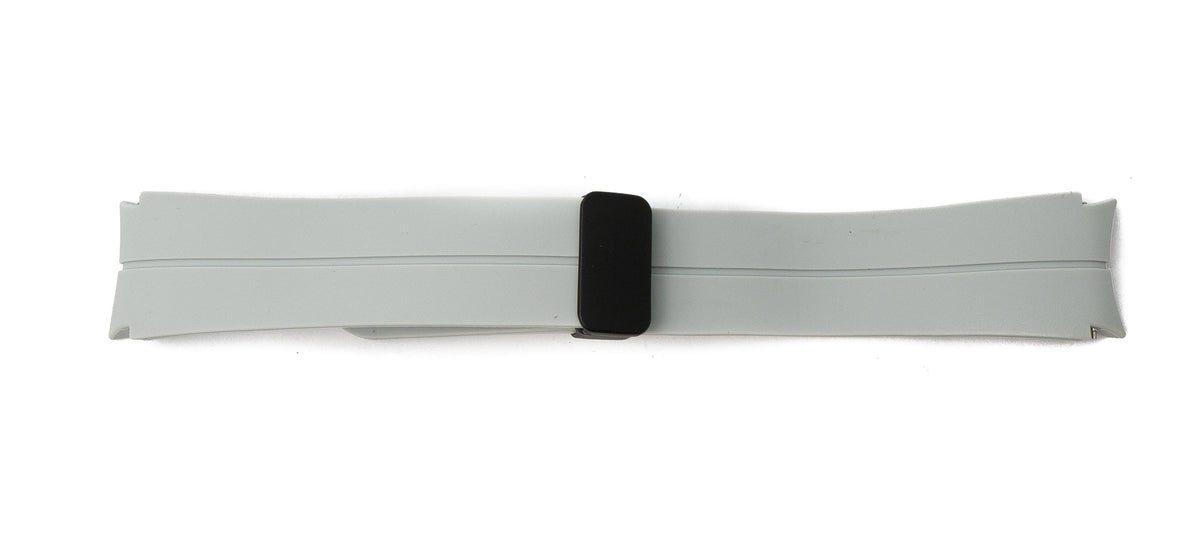 Armband 20 mm aus Silikon für Samsung Galaxy Watch 5 4 Smartwatch in Grau | System-S