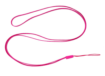 5x Halsband Umhängeband Trageband mit Schlaufe in Pink für Smartphone MP3-Player | System-S