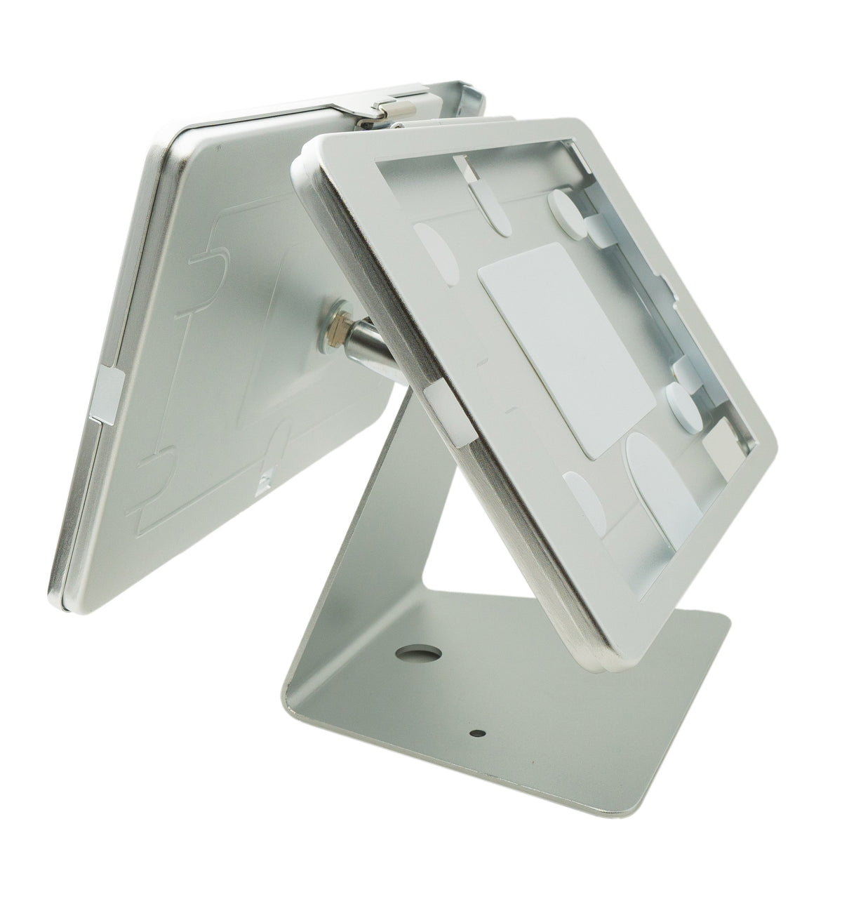 Table stand dual 360° holder lockable for iPad Pro 10.5" (2017) in gray
