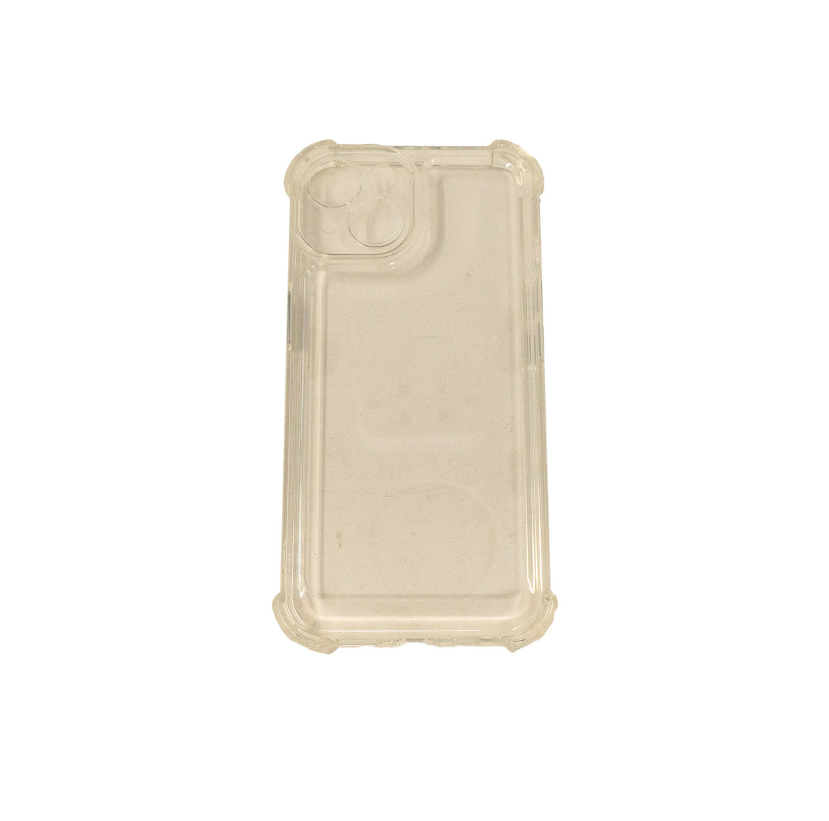SYSTEM-S protective case shockproof made of TPU in white transparent case for iPhone 14