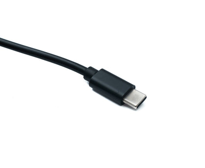SYSTEM-S DC 12V cable 150 cm 4.8 x 1.7 plug to USB 3.1 Type C plug angle