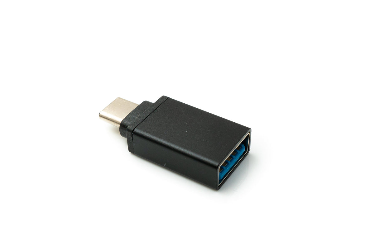 USB 3.1 Adapter Typ C Stecker zu 3.0 A Buchse Kabel in Schwarz | System-S