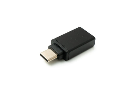 USB 3.1 Adapter Typ C Stecker zu 3.0 A Buchse Kabel in Schwarz | System-S