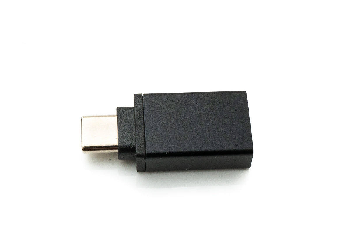 USB 3.1 Adapter Typ C Stecker zu 3.0 A Buchse Kabel in Schwarz | System-S