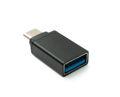 USB 3.1 Adapter Typ C Stecker zu 3.0 A Buchse Kabel in Schwarz | System-S