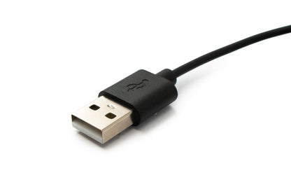 USB 2.0 Kabel 100 cm Ladekabel für Amazfit T-Rex 2 Smartwatch in Schwarz | System-S