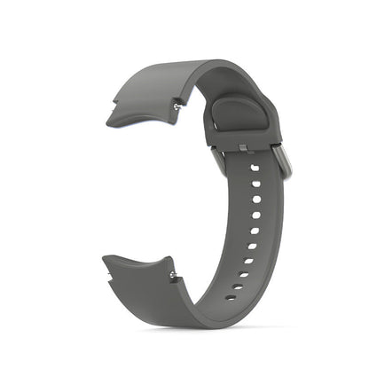 SYSTEM-S 20 mm silicone strap for Samsung Galaxy Watch 5 4 Smartwatch in grey