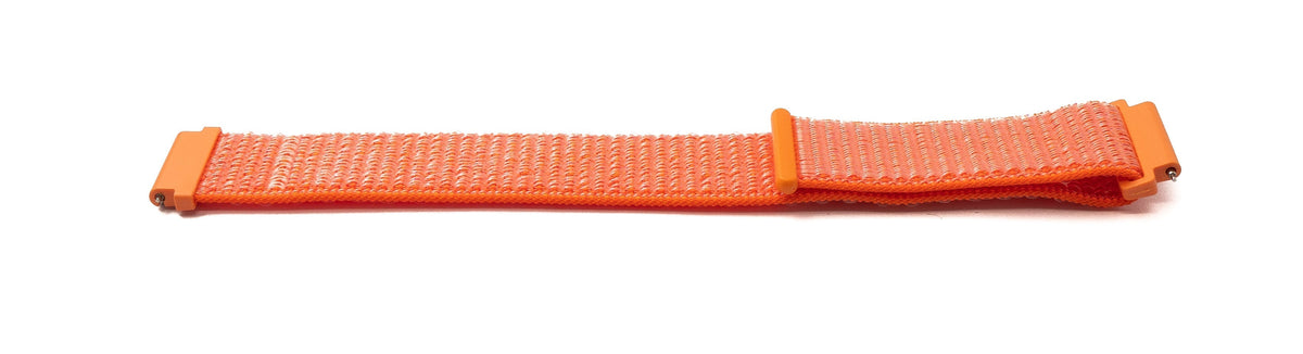 Armband 20 mm aus Nylon für Huawei Watch Smartwatch in Orange | System-S