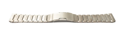 Armband 22 mm aus Titan mit Faltschließe für Huawei Smartwatch in Grau | System-S