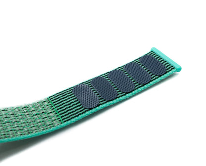 SYSTEM-S 22 mm nylon strap for Galaxy Watch 6 Smartwatch in turquoise