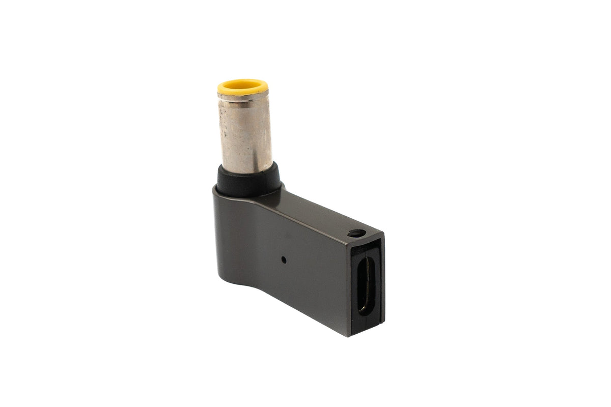 USB 3.1 Adapter Typ C Stecker zu DC 20V 7,9 x 5,5 mm Buchse in Grau | System-S