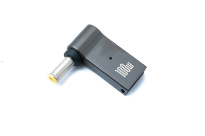 USB 3.1 Adapter Typ C Stecker zu DC 20V 5,0 x 3,0 mm Buchse in Grau | System-S