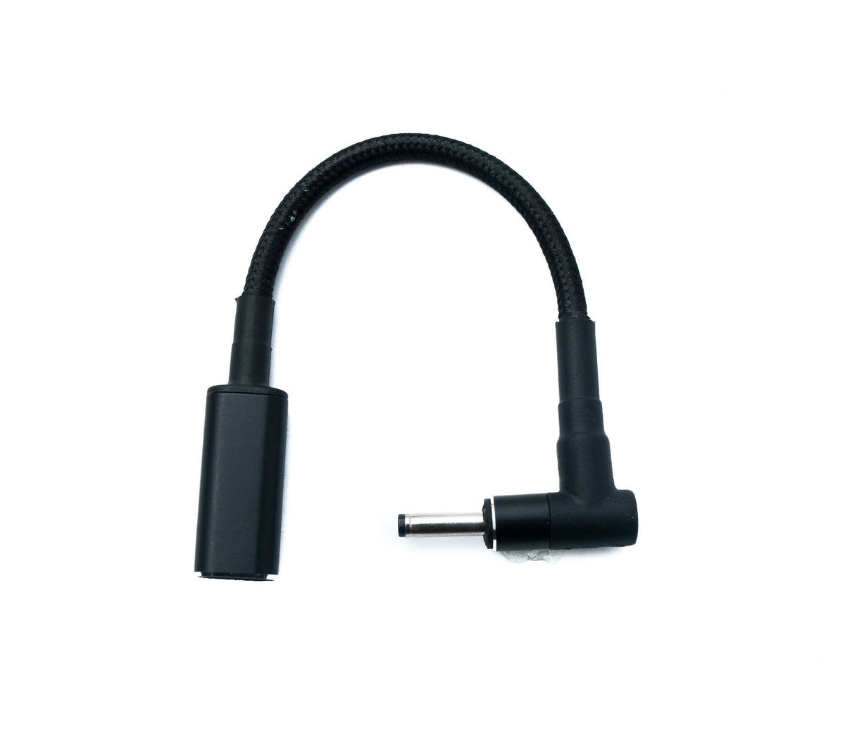 SYSTEM-S DC 20V cable 15 cm 3.5 x 1.35 plug to USB 3.1 Type C socket braided angle