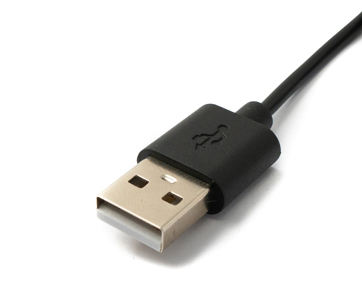 SYSTEM-S USB 2.0 cable 100 cm charging cable for Xiaomi Haylou GS LS09A Smartwatch in black