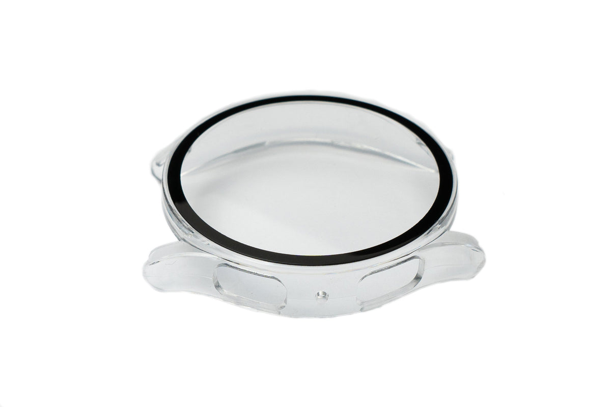 SYSTEM-S Protective Case 40 mm made of PC for Samsung Galaxy Watch 5 4 in Transparent