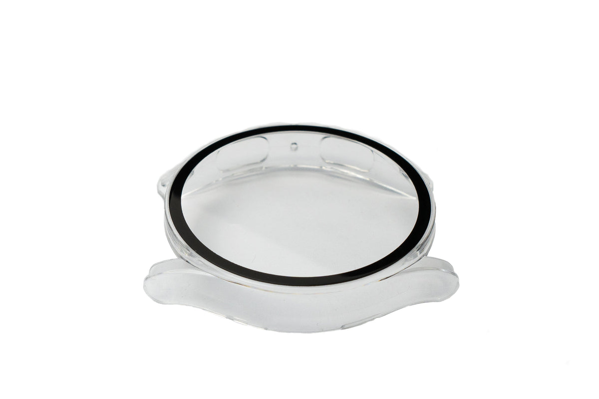SYSTEM-S Protective Case 40 mm made of PC for Samsung Galaxy Watch 5 4 in Transparent