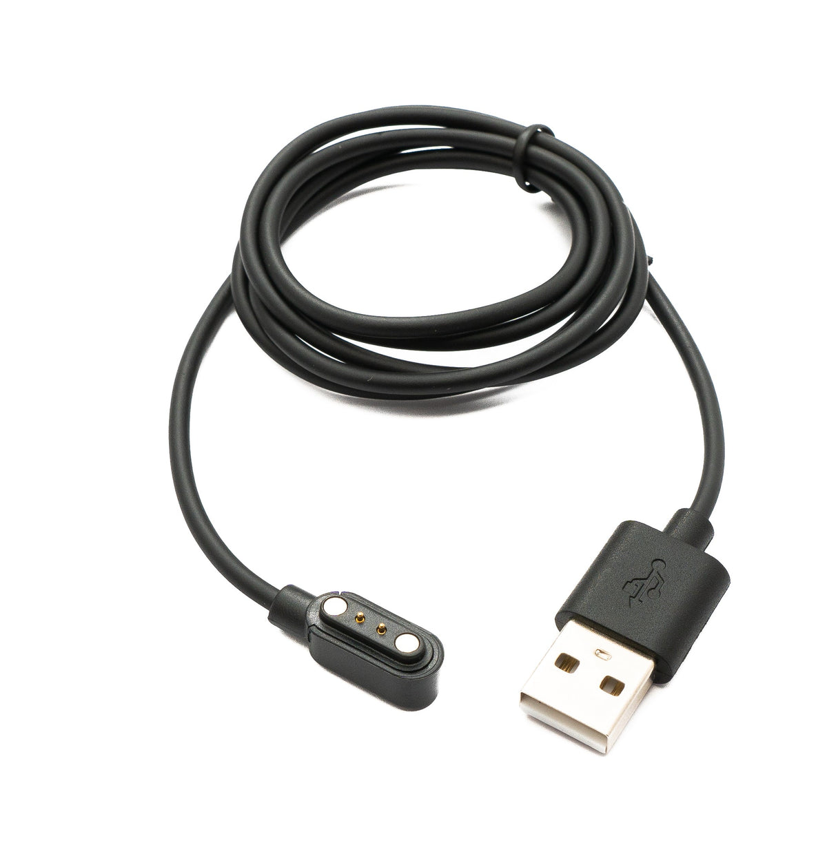 USB 2.0 Kabel 100 cm Ladekabel für Realme Watch 3 Smartwatch in Schwarz | System-S