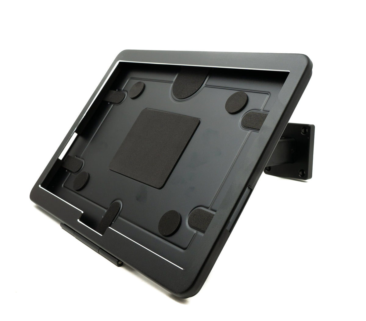 SYSTEM-S Wand Tisch Halterung abschließbar 90° für Microsoft Surface Pro 11 10 9 13.0" Schwarz - DREIKS