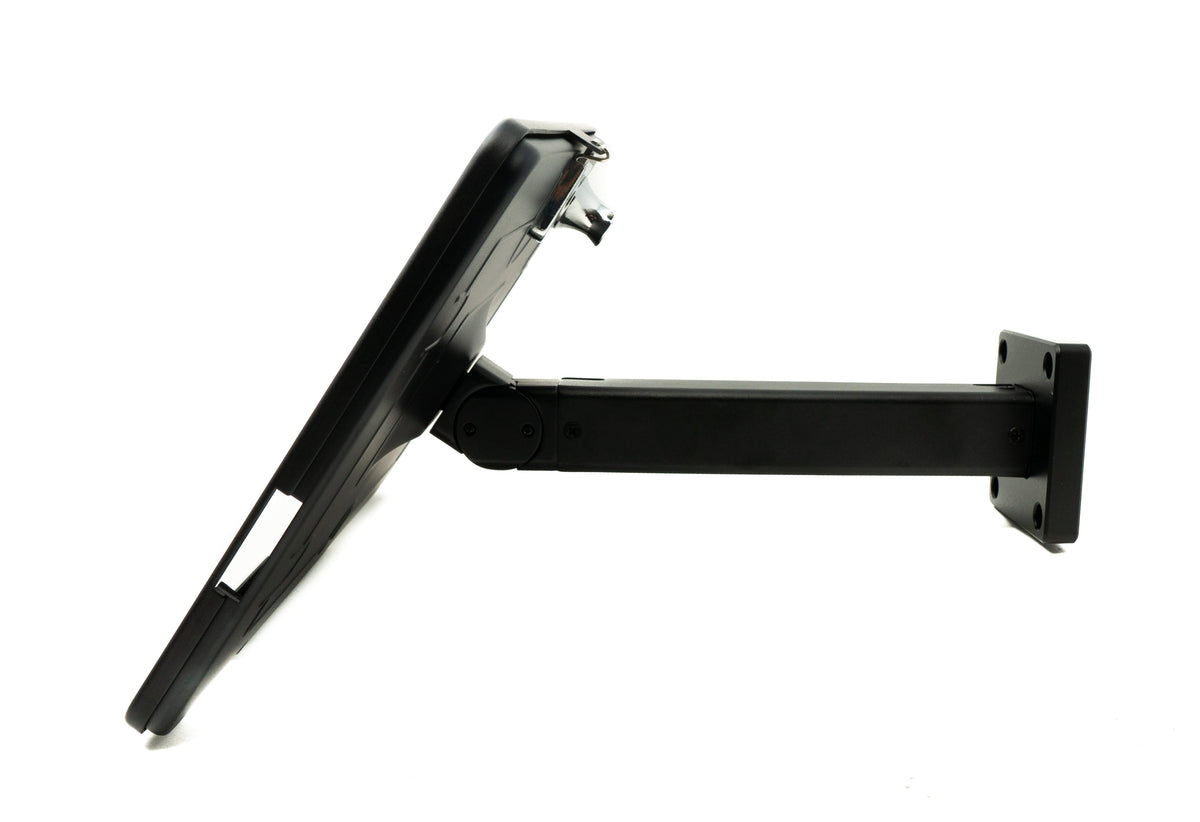 SYSTEM-S Wand Tisch Halterung abschließbar 90° für Microsoft Surface Pro 11 10 9 13.0" Schwarz - DREIKS