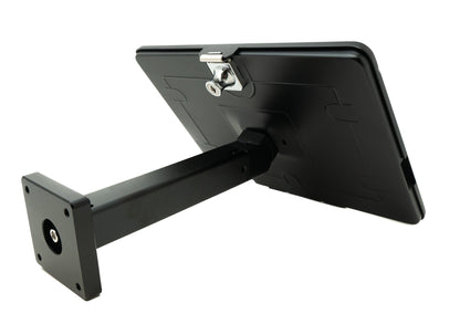 SYSTEM-S Wand Tisch Halterung abschließbar 90° für Microsoft Surface Pro 11 10 9 13.0" Schwarz - DREIKS