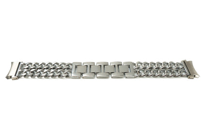 SYSTEM-S 20 mm metal strap for Samsung Galaxy Watch 4 Smartwatch in grey