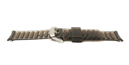 SYSTEM-S 20 mm TPU strap for Samsung Galaxy Watch 5 4 Smartwatch Transparent Black