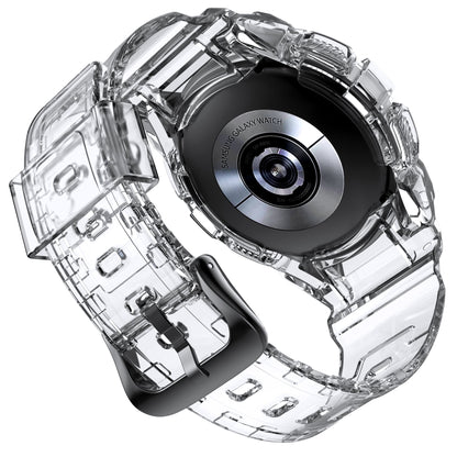Hülle und Armband 40 mm TPU für Samsung Galaxy Watch 5 4 Smartwatch Transparent | System-S