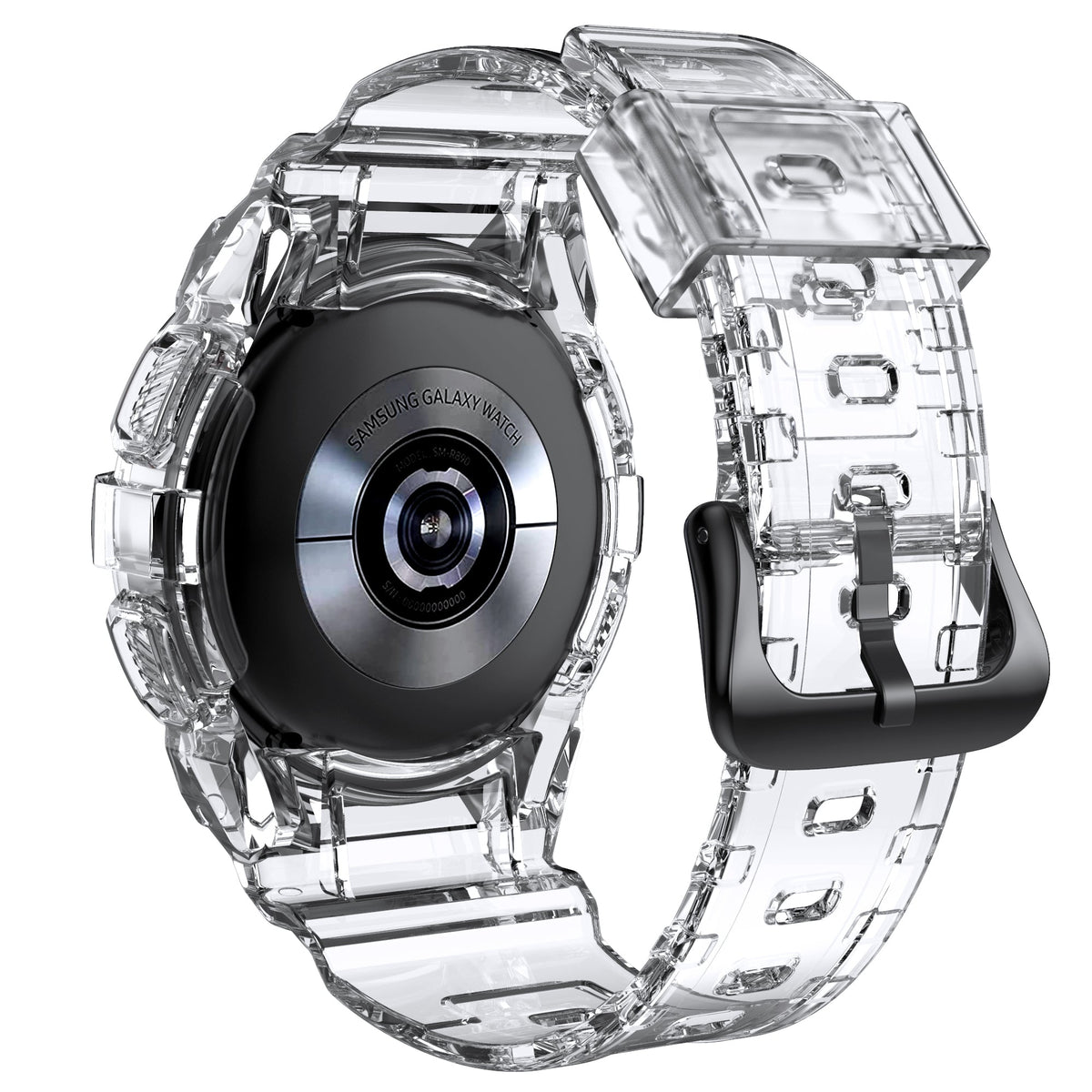 Hülle und Armband 40 mm TPU für Samsung Galaxy Watch 5 4 Smartwatch Transparent | System-S
