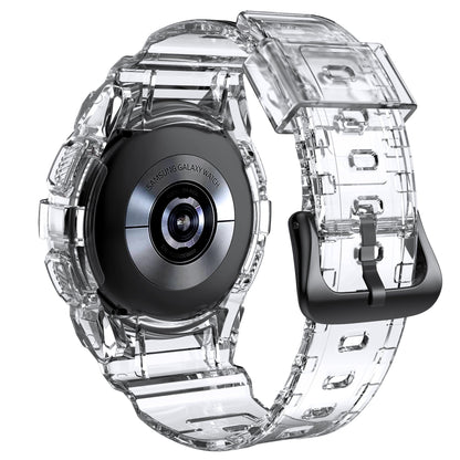 Hülle und Armband 40 mm TPU für Samsung Galaxy Watch 5 4 Smartwatch Transparent | System-S
