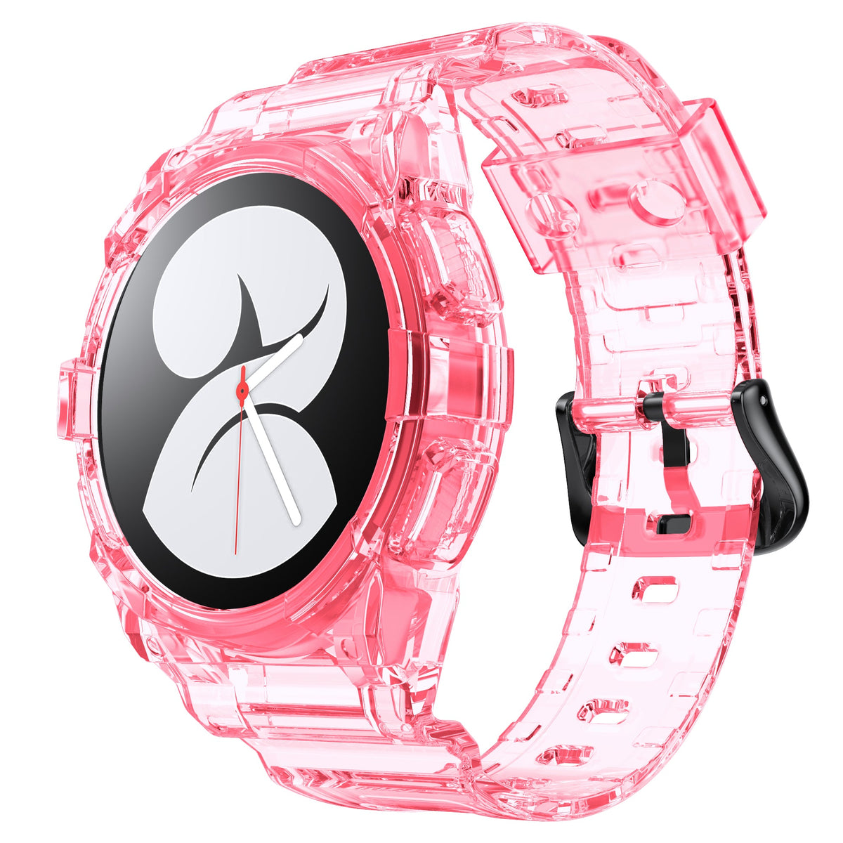 Hülle und Armband 40 mm TPU für Samsung Galaxy Watch 5 4 Smartwatch in Pink | System-S