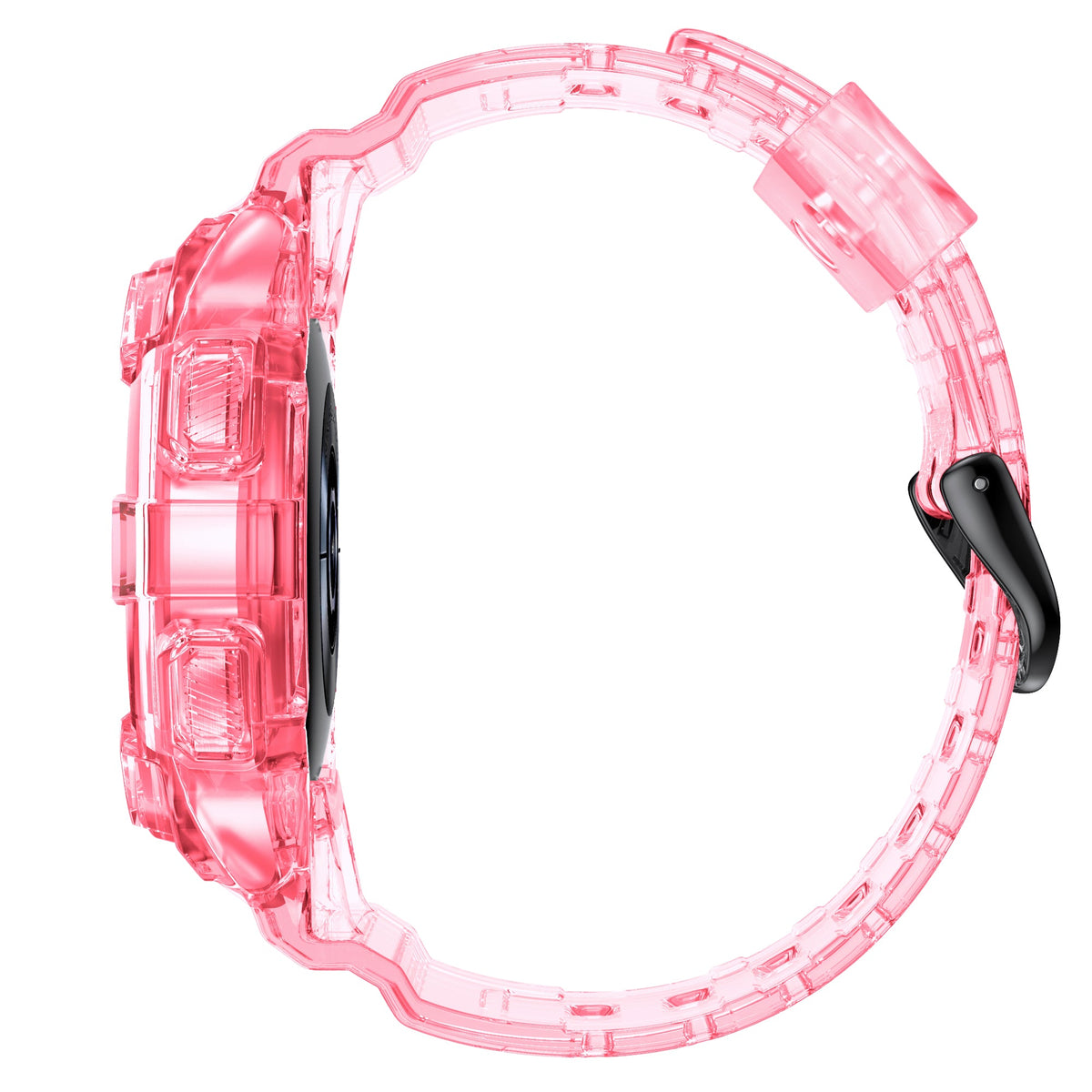 Hülle und Armband 40 mm TPU für Samsung Galaxy Watch 5 4 Smartwatch in Pink | System-S