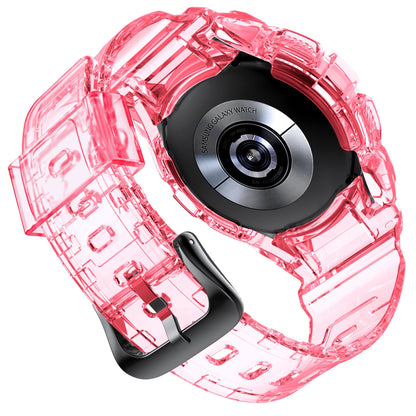 Hülle und Armband 40 mm TPU für Samsung Galaxy Watch 5 4 Smartwatch in Pink | System-S