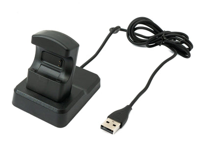 SYSTEM-S USB 2.0 cable 120 cm charging station for Fitbit Charge 3 Smartwatch in black