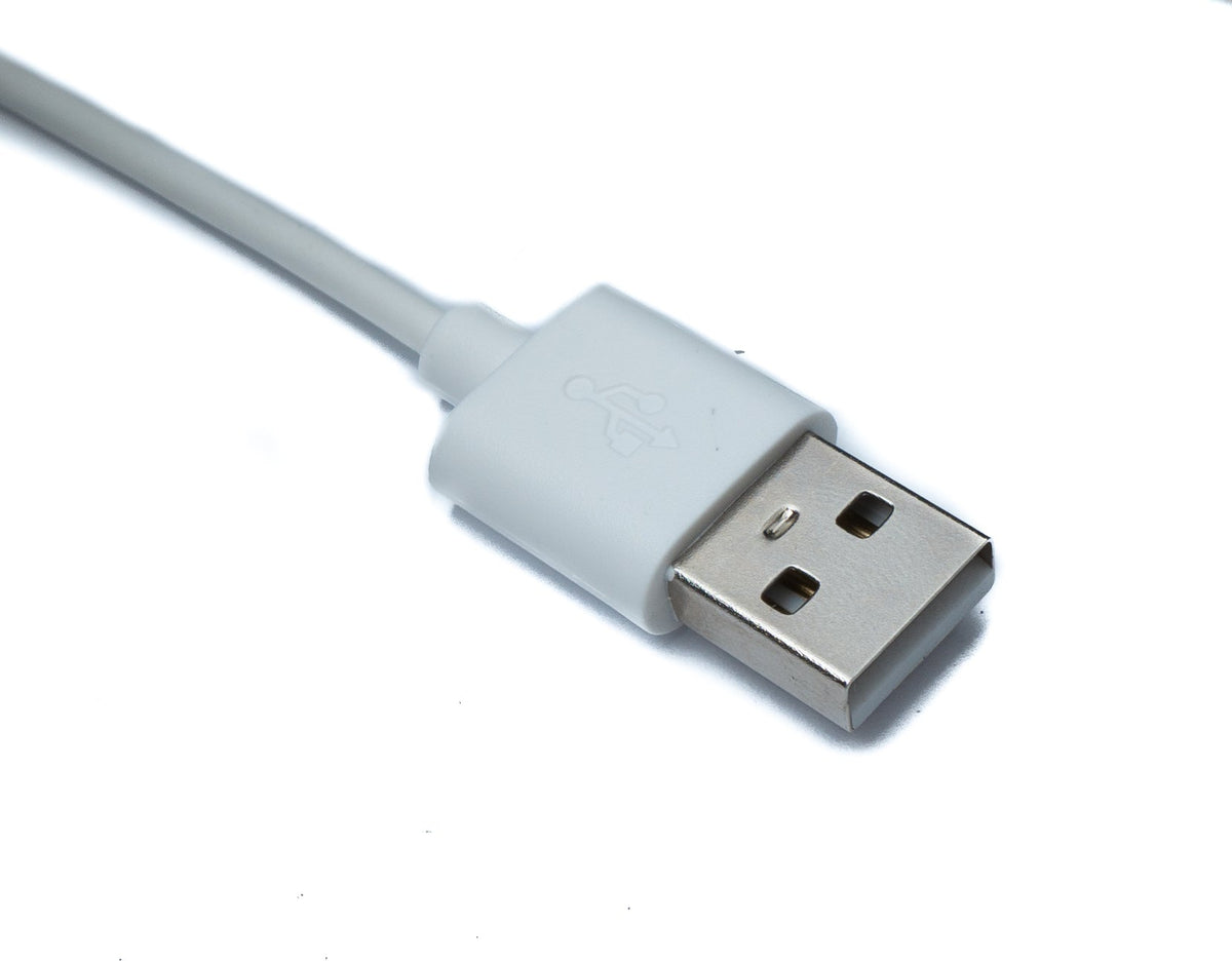 USB 2.0 cable 100 cm for Oppo Watch 4 3 2 1 pro SE for OnePlus Watch 2 Smartwatch in white