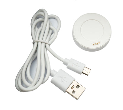 USB 2.0 Kabel 80 cm Ladestation für Huawei Watch 1 Smartwatch 5V in Weiß | System-S