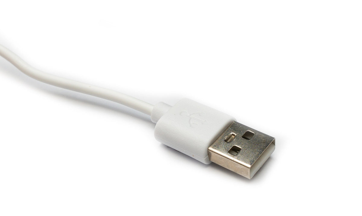 USB 2.0 Kabel 80 cm Ladestation für Huawei Watch 1 Smartwatch 5V in Weiß | System-S