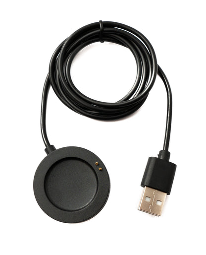 USB 2.0 Kabel 100 cm Ladestation für Xiaomi Watch S2 42 46 mm Smartwatch Schwarz | System-S